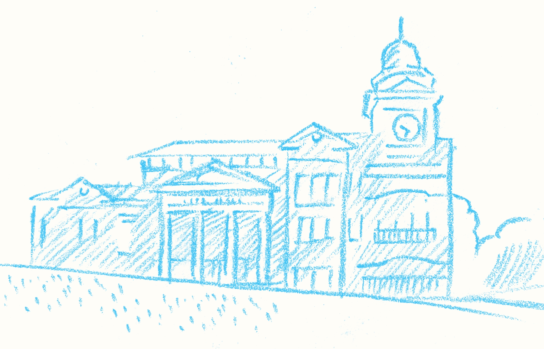 Duluth, Georgia. City Hall illustration.