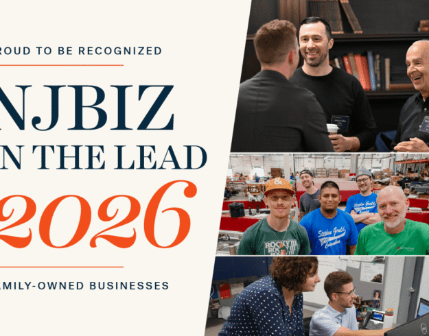 Recognized in NJBIZ’s In the Lead 2026: Family-Owned Businesses